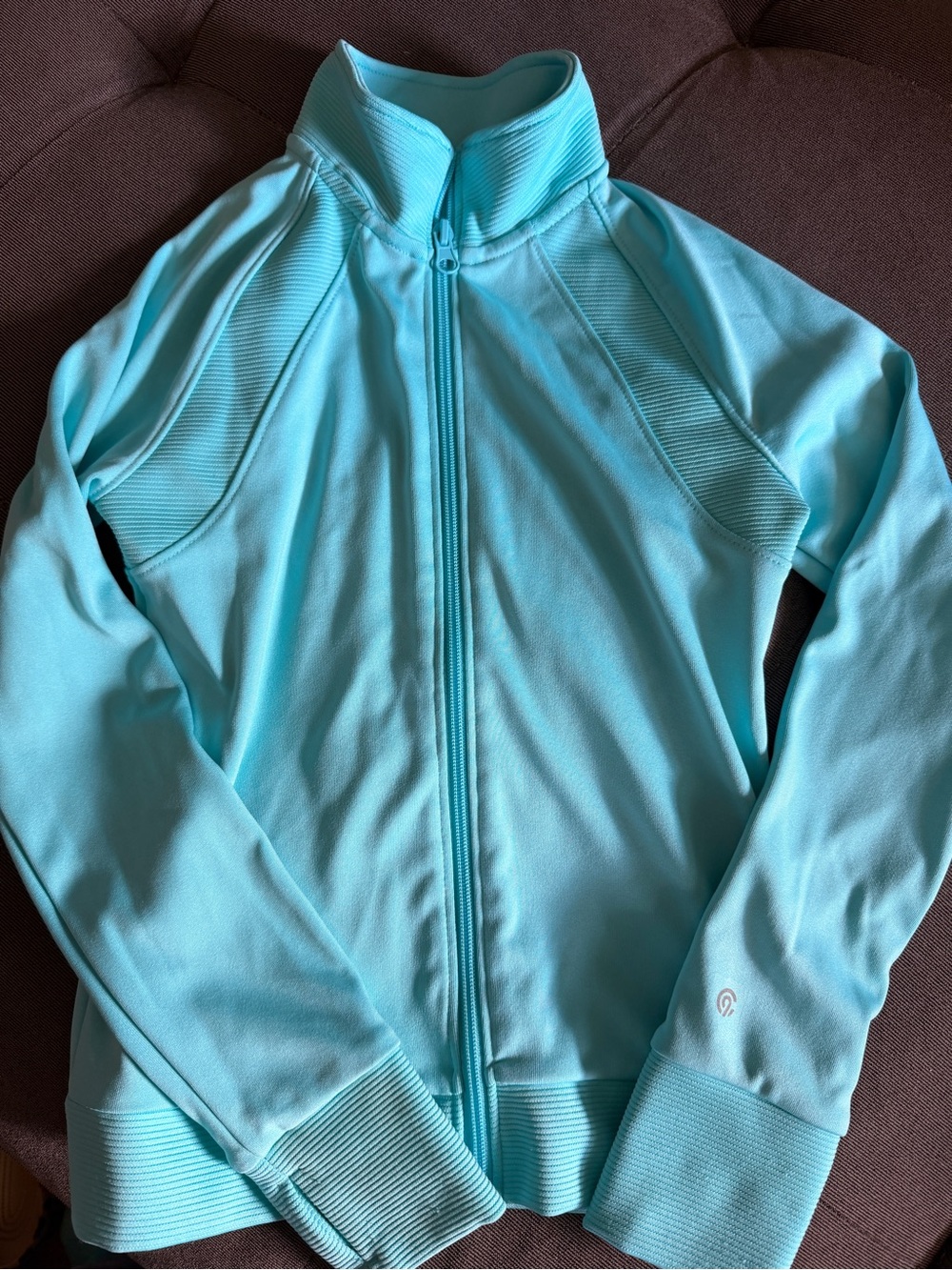 Champion Girls Aqua Full-Zip Track Jacket